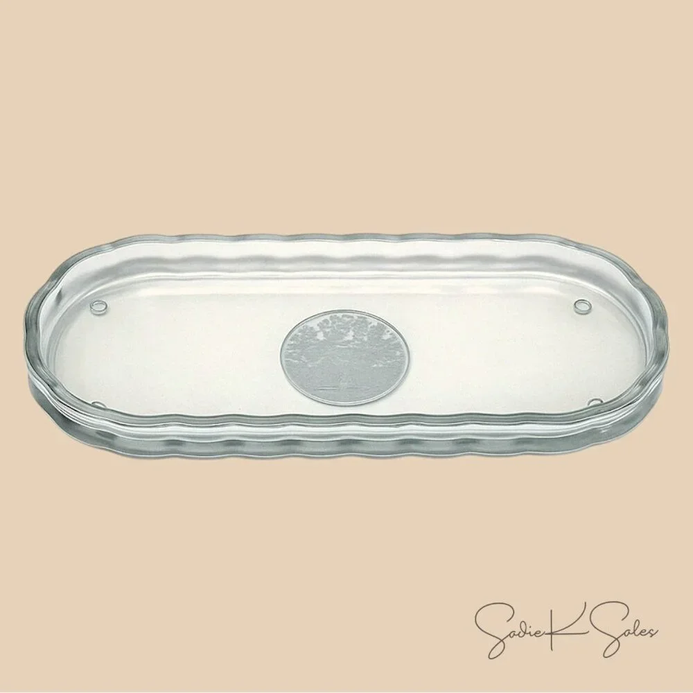 Fluted Glass Bathroom Tray‎ Light Green - Hearth & Hand Magnolia, Target